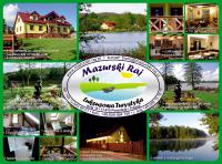Mazurski Raj - Komfortowa Turystyka; dom i apartamenty 110m2 na 12-24 osb bezp nad jeziorem, Mazury