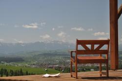 Bacwka w grach z widokiem na Tatry