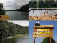 Mazury,dom w Orzynach nad jeziorem