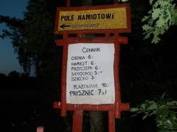 Pole namiotowe Mazury