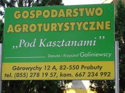 Gospodarstwo Agroturystyczne Pod Kasztanami