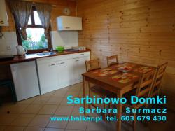 Sarbinowo domki  letniskowe BAIKAR Barbara Surmacz