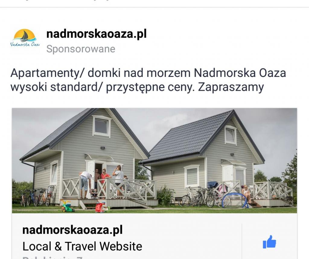 domki caoroczne nad morzem Nadmorska Oaza