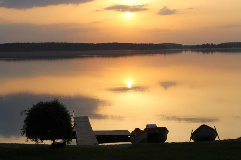 Domek na brzegu jeziora Godapiwo