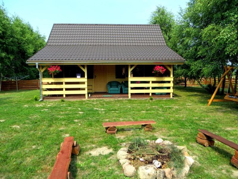 Domek na dziace - jezioro, las, grzybobranie, rowery