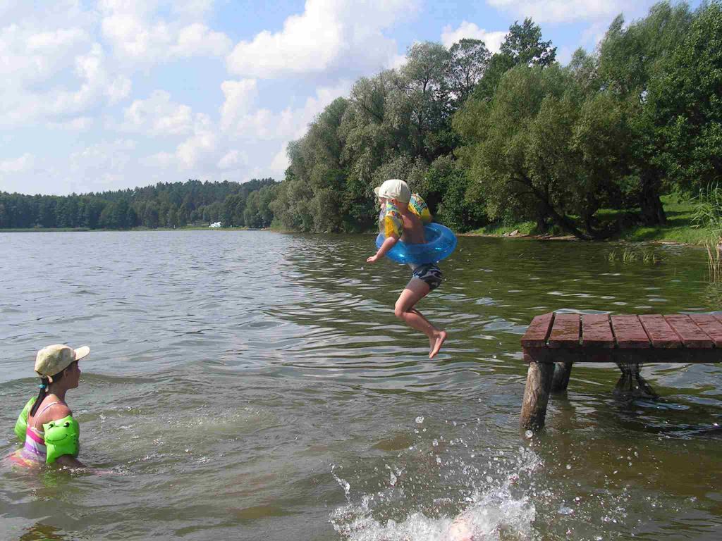 Domek letniskowy na Mazurach nad jeziorem