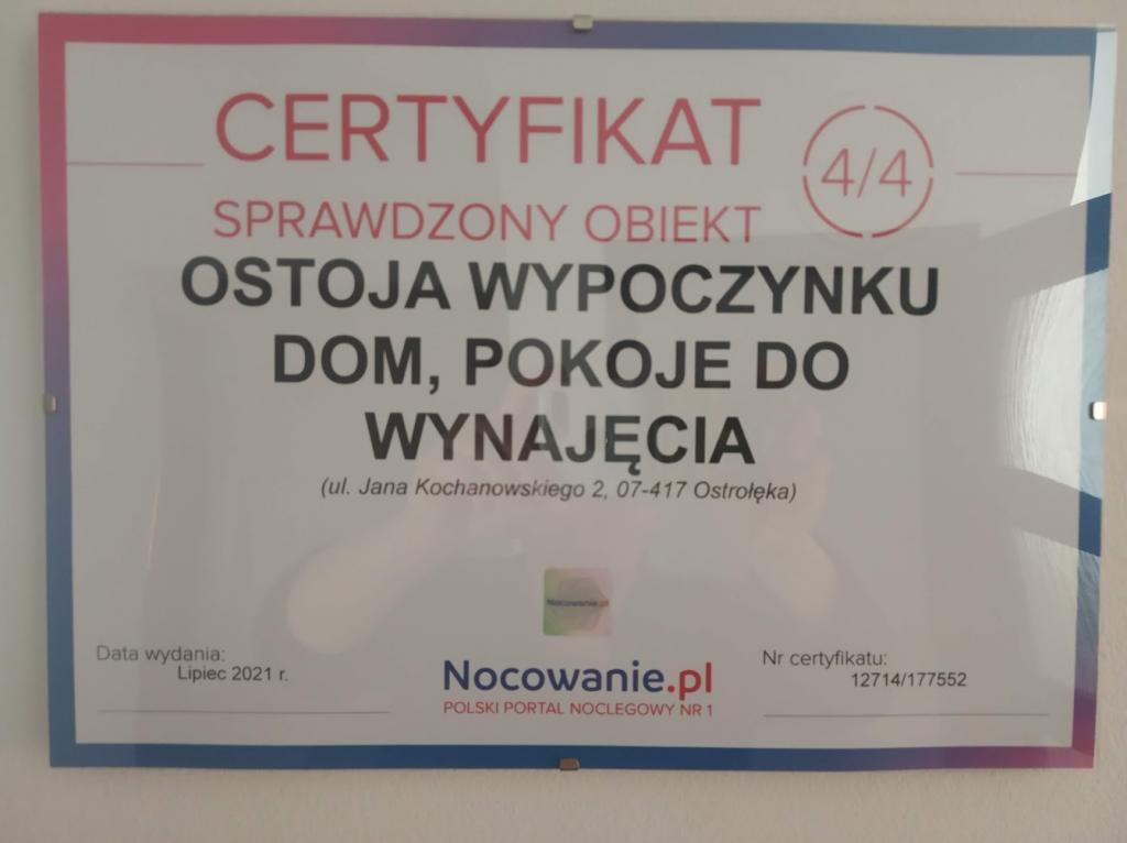Ostoja Wypoczynku, Dom, pokoje do wynajcia