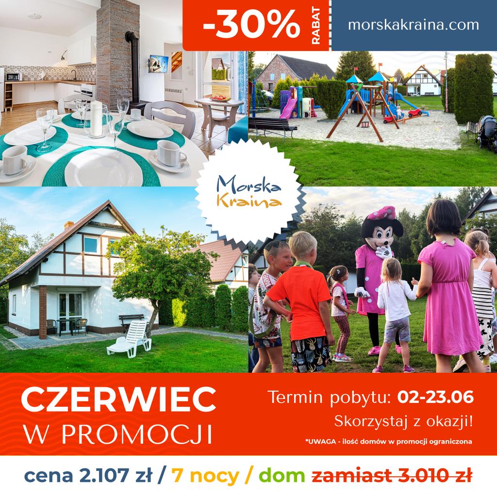 Morska Kraina komfortowe domy wypoczynkowe z kominkami