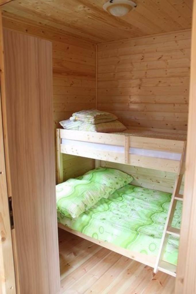 Drewniane domki pod Olivk