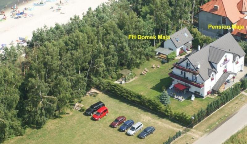Domek  Maja z widokiem na morze